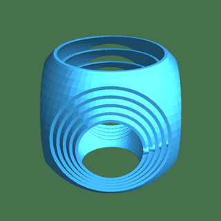 giroscopio cubo giocattoli Giochi 3d print model - Mito3D