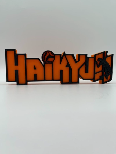 haikyuu table logo ventilateur art 3d modèles télécharger créalité nuage 3d print model - Mito3D