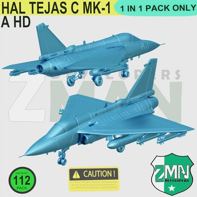 hal tejas mk 1 áspid style c 3d modelos descargar crealidad nube 3d print model - Mito3D