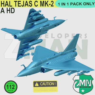 hal tuiles mk 2 aspic style 3d modèles télécharger créalité nuage avions combat 3d print model - Mito3D