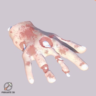 halloween bloody hand Characters 3d print model - Mito3D