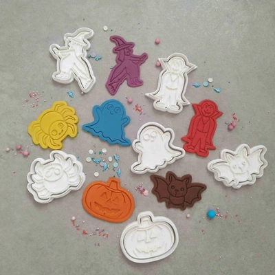 halloween cookie cutters set 3d models download creality cloud foods 3d print model - Mito3D