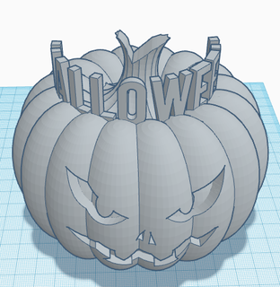 Halloween zucca 1 3d print model - Mito3D