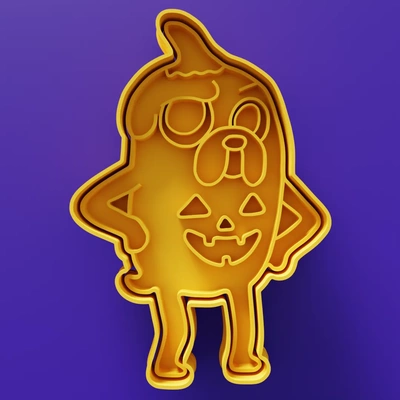 halloween pumpkin jake cookie cutter 3d models download creality cloud foods 3d print model - Mito3D