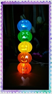 Halloween zucca lanterna piccolo illuminazione 3d print model - Mito3D