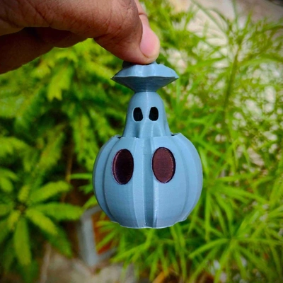 halloween special fidget ghost keychain 3d models download creality cloud home decor 3d print model - Mito3D
