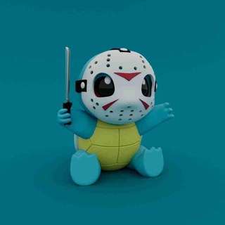 halloween special jason squirtle 3d models download creality cloud Fictional Characters 3d print model - Mito3D