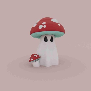 halloween special mushroom ghost 3d models download creality cloud Fictional Characters 3d print model - Mito3D
