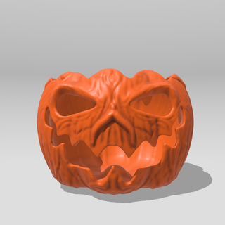 Halloween trucco trattare zucca ciotola personaggi 3d print model - Mito3D