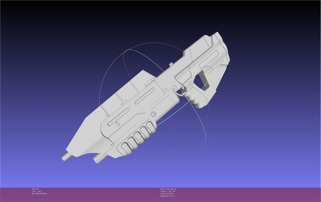 aréola assalto rifle ma5b 3d modelos baixar crialidade nuvem brinquedo armas 3d print model - Mito3D