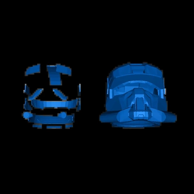 halo reach helmet 3d models download creality cloud 3d print model - Mito3D