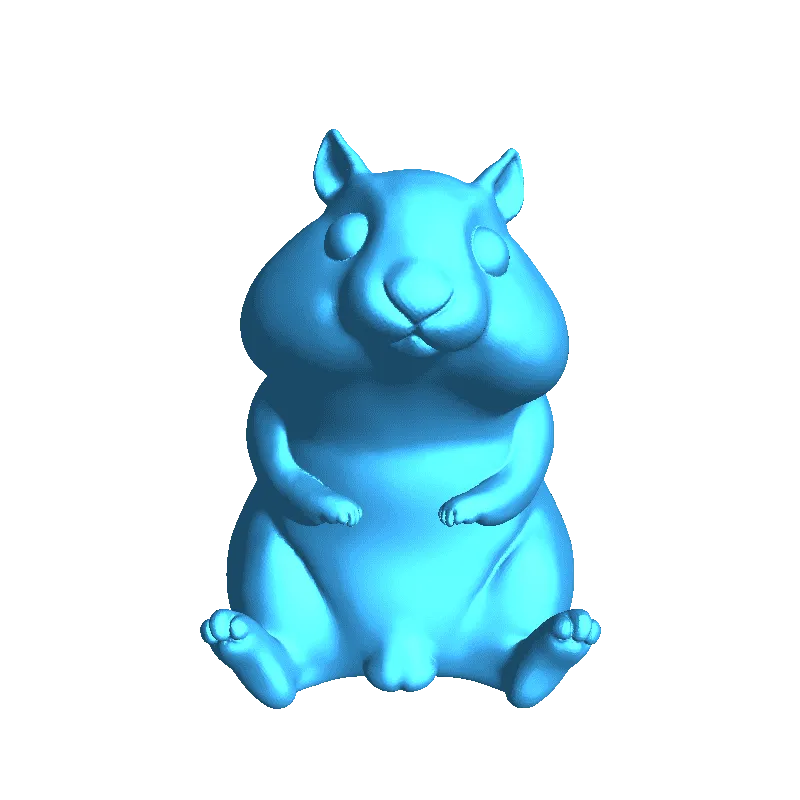 hamster 3d modèles télécharger créalité nuage 3D print model - Mito3D