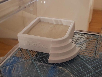 hamster sand jacuzzi Animals 3d print model - Mito3D
