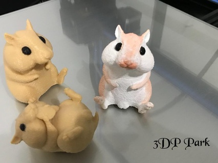 hamster mamífero 3d print model - Mito3D