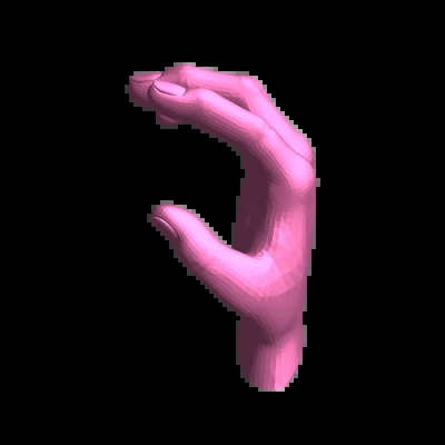 hand 3d modelle download realität wolke 3d print model - Mito3D