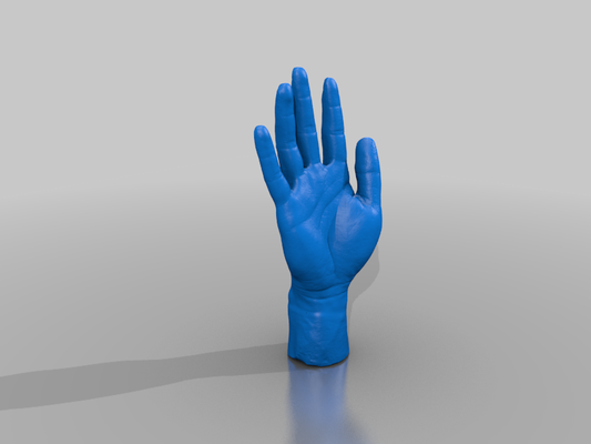 hand model scanned by revopoint mini 3d models download creality cloud 3d print model - Mito3D