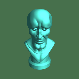 handsome squidward Fictional Characters 3d print model - Mito3D