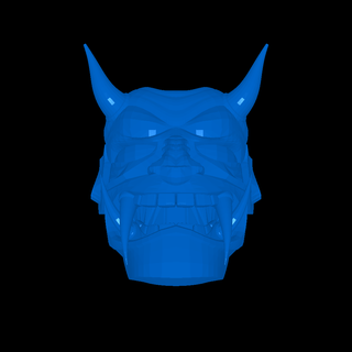 Hannya maske 3d modeller indir Creality bulut karakterler 3d print model - Mito3D