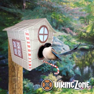 hansel Gretel birdhouse 3d Stampa modello volare animali 3d print model - Mito3D