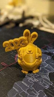 hare year Others 3d print model - Mito3D