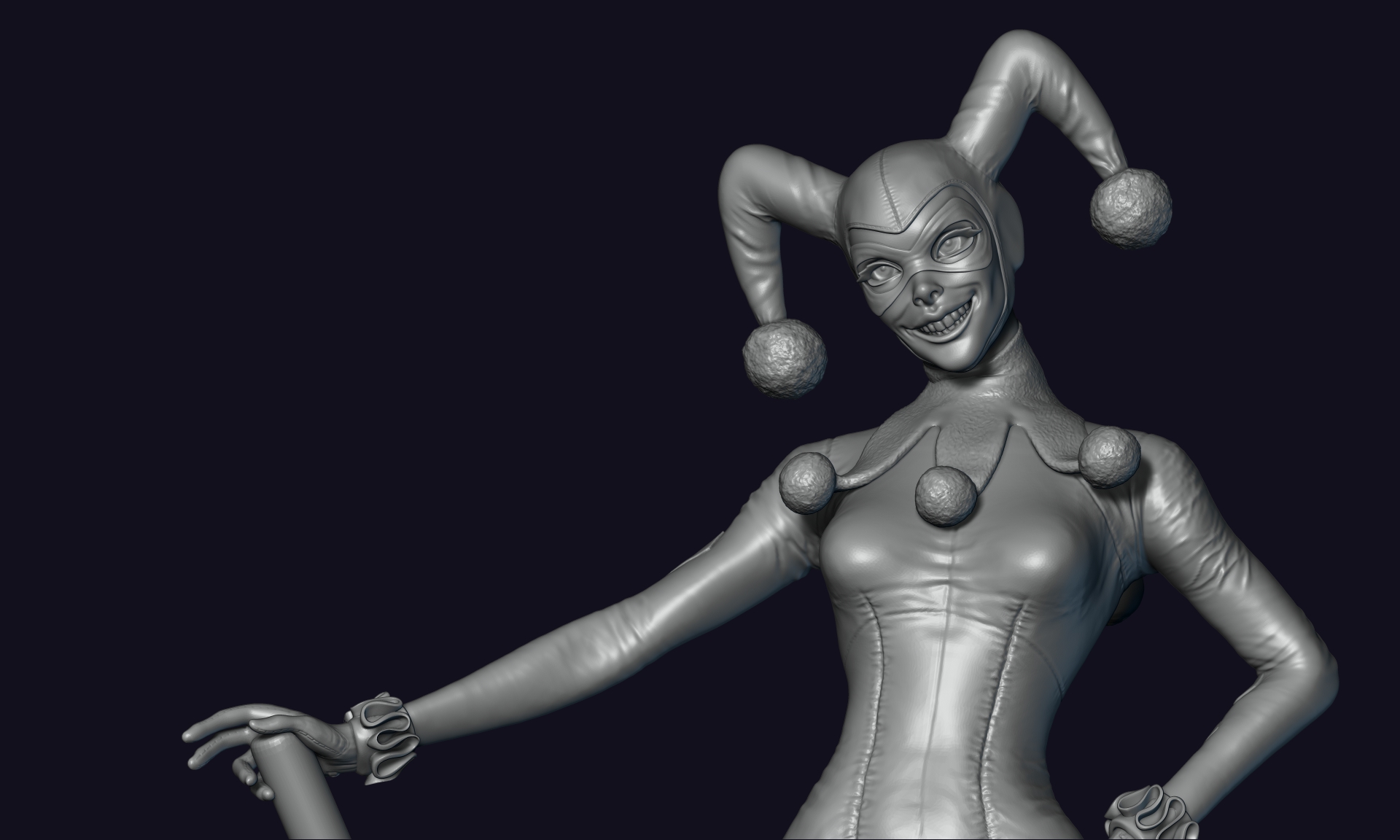 Harley Quinn personagens 3D print model - Mito3D