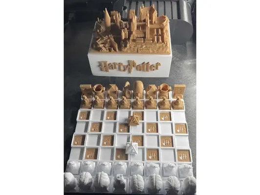 harry töpfer schach einstellen 3d modelle download realität wolke 3d print model - Mito3D