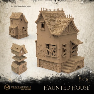 haunted house Others 3d print model - Mito3D