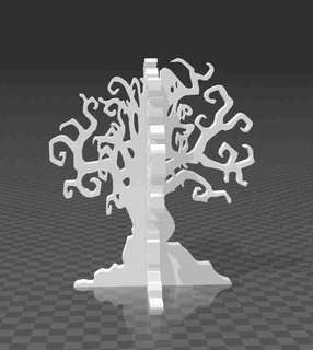 haunted tree halloween decor 3d models download creality cloud Home Decor 3d print model - Mito3D