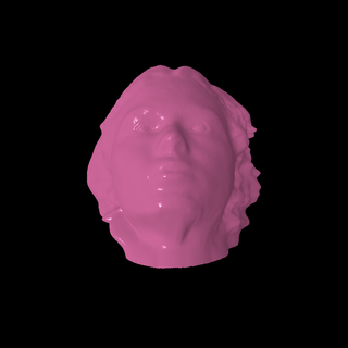 cabeza mujer 3d print model - Mito3D