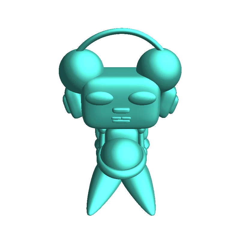 head phones Characters 3D print model - Mito3D