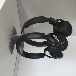 headphone headset shelf mount holder hanger Accessories 3d print model - Mito3D