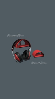 headphone holder Gadgets & Electronics  3d print model - Mito3D
