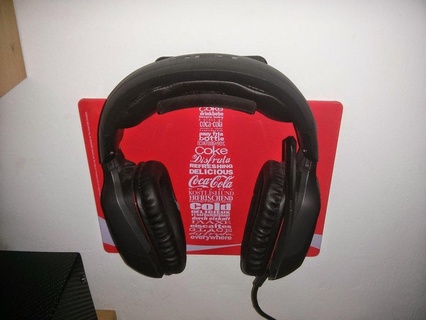 headphone wall mount Accessories 3d print model - Mito3D