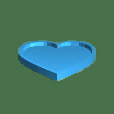 heart 3d models download creality cloud 3d print model - Mito3D