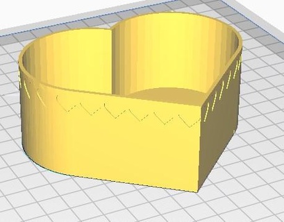 Herz Box caja Corazon Schmuck 3d print model - Mito3D