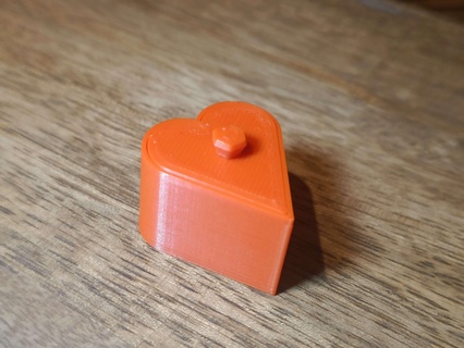 corazón caja tapa hogar casa decoración 3d print model - Mito3D