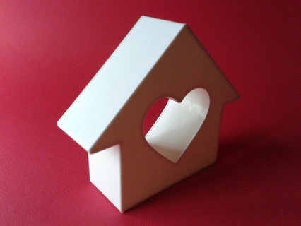 heart house nestable box v1 Others 3d print model - Mito3D