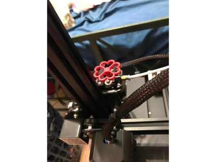 corazón válvula extrusora mando mk8 ender 3 serie herramientas 3d print model - Mito3D