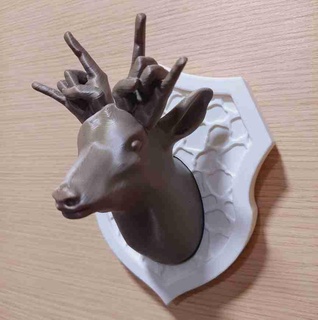 pesante metallo cervo 3d print model - Mito3D