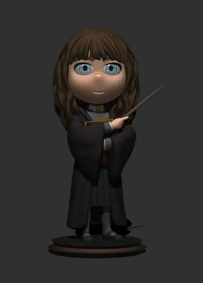 hermione 3d modelos descargar crealidad nube 3d print model - Mito3D