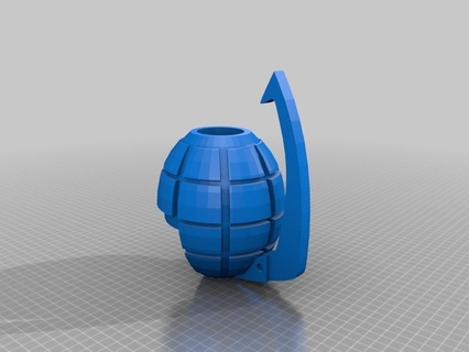 héroe academia bakugou granada guanteletes 3d print model - Mito3D