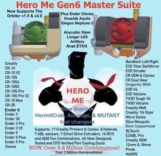 herói gen6 mestre suíte resfriamento 3d print model - Mito3D