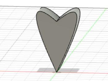 corazón caracteres 3d print model - Mito3D