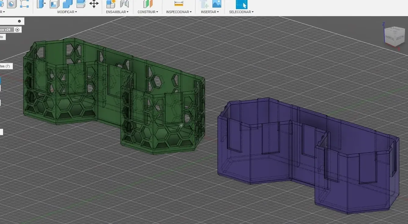 hexabox box einfügen 3d modelle download realität wolke 3D print model - Mito3D