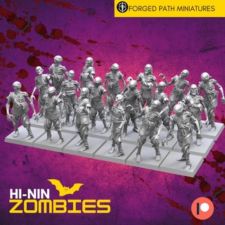 hi nin iskelet zombiler karakterler 3d print model - Mito3D