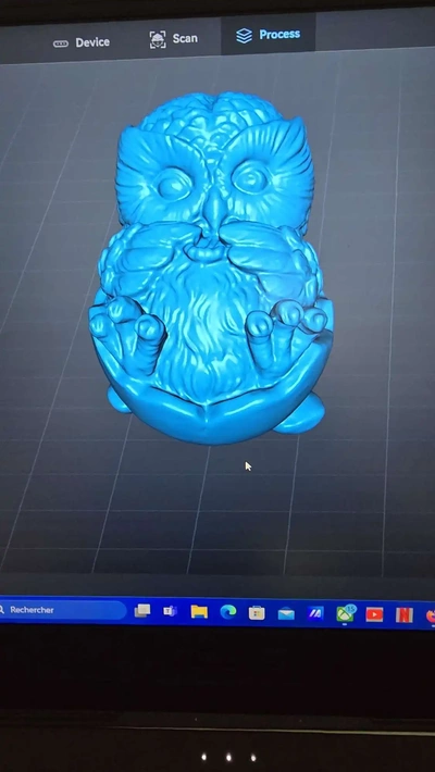 hibou creality cr scan su samuru 3d modeller indir bulut 3d print model - Mito3D