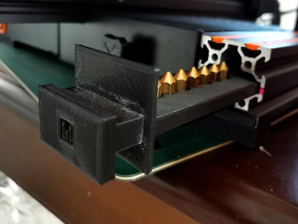 gizli ağızlık ekstrüder konteyner ender3 v2 neo makine ekipman 3d print model - Mito3D