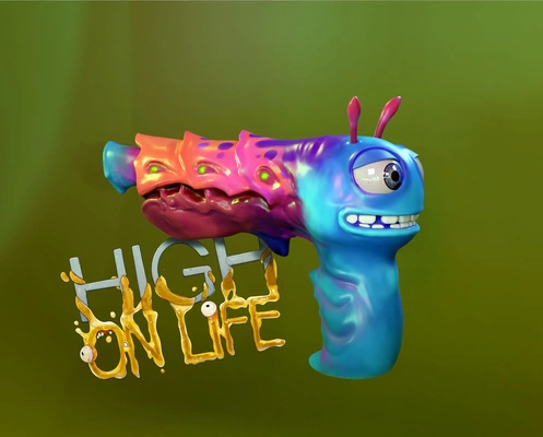 high on life gun 3d models download creality cloud fictional characters 3d print model - Mito3D