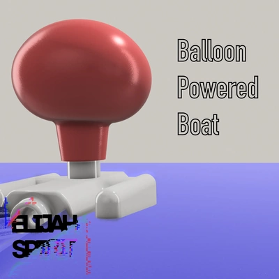 alto rapidez balão alimentado barco 3d modelos baixar crialidade nuvem embarcação 3d print model - Mito3D