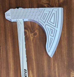 hockey bâton hache 3d print model - Mito3D